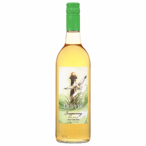 Duplin® Scuppernong Sweet North Carolina White Wine Perspective: front