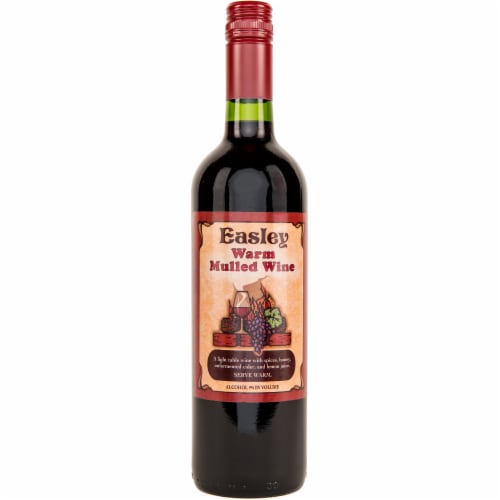 Easley Winery Warm Mulled Indiana Indiana Red Wine Perspective: front