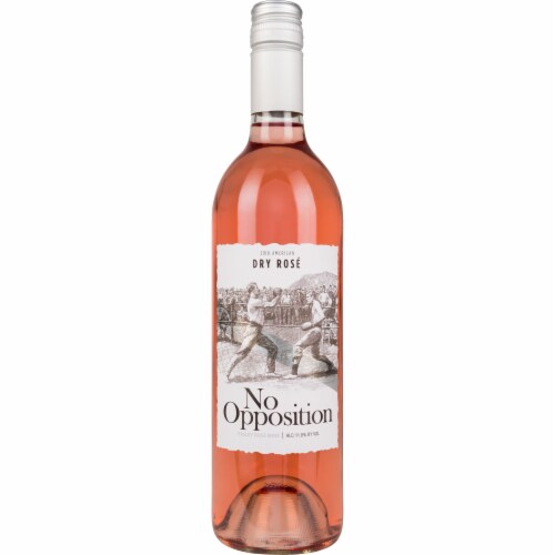 Easley Winery No Opposition Dry Rose Perspective: front