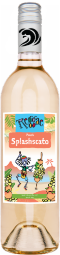 Easley Reggae Peach Splashscato Indiana White Wine Perspective: front