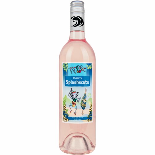 Easley Winery Reggae Blueberry Splashscato Wine Perspective: front