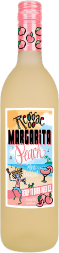 Easley Winery Reggae Peach Margarita Indiana Wine Cocktail Perspective: front