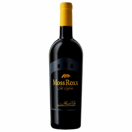 Moss Roxx Zinfandel Ancient Vine Wine Perspective: front