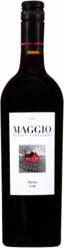 Maggio Family Vineyards Merlot Perspective: front