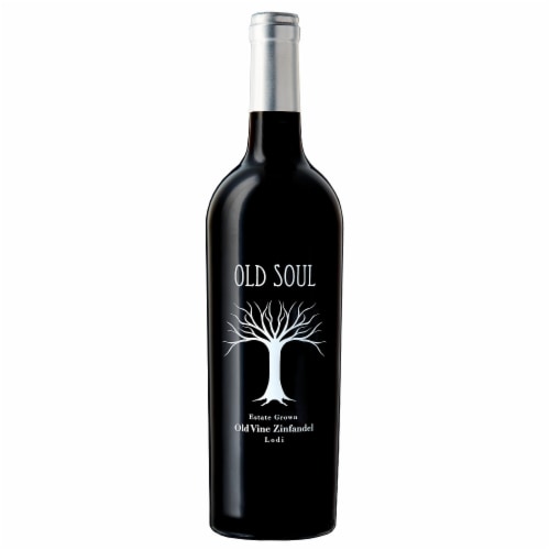 Old Soul Zinfandel Old Vine Lodi Wine Perspective: front