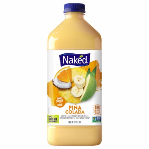 Naked® Pina Colada Machine™ Juice Blend Bottle Perspective: front