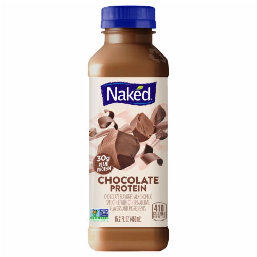 Naked® Chocolate Protein Almondmilk Smoothie Perspective: front
