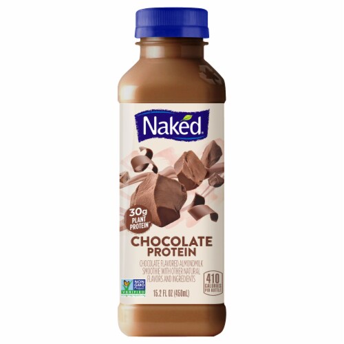 Naked® Chocolate Protein Almondmilk Smoothie Perspective: front