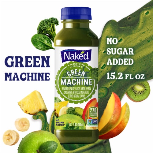 Naked® Juice Green Machine No Sugar Added 100% Flavored Juice Blend Drink,  64 fl oz - Kroger