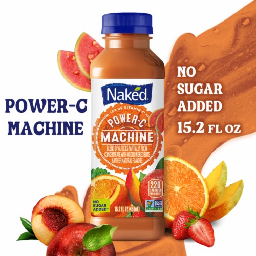 Naked orange juice shop
