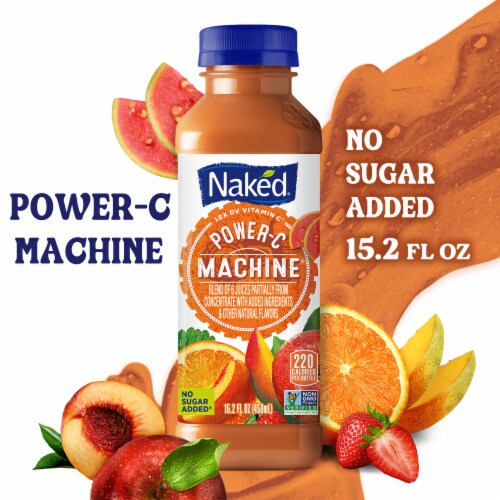 Naked® Power-C Machine Juice Smoothie Bottle Perspective: front