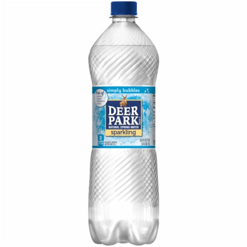 Deer Park® Natural Spring Sparkling Bottled Water Perspective: front