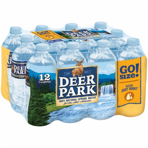 Deer Park® Go Size Water Bottles Perspective: front