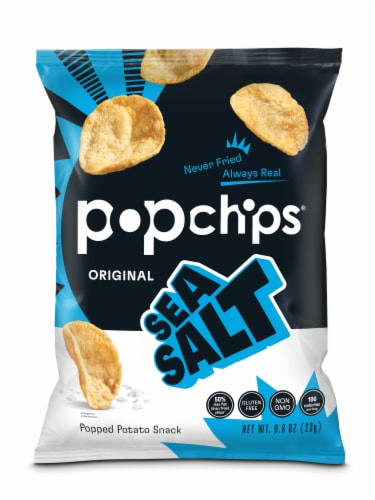 Popchips® Sea Salt Potato Popped Chips Perspective: front