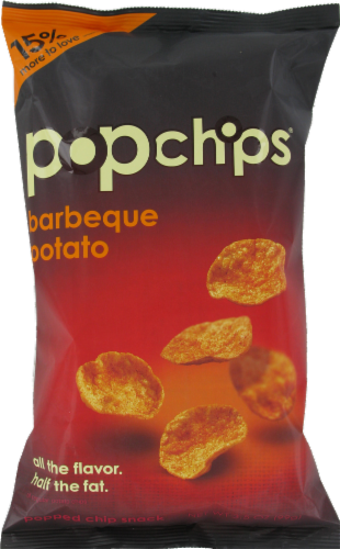 popchips Barbecue Potato Chips Perspective: front