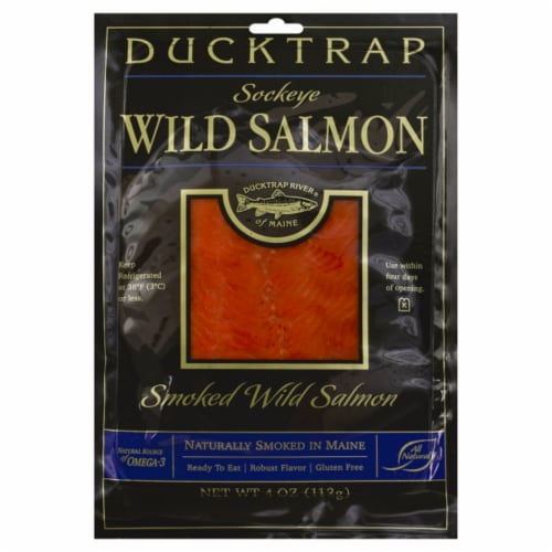 Ducktrap River® Of Maine Wild Salmon Sockeye Perspective: front