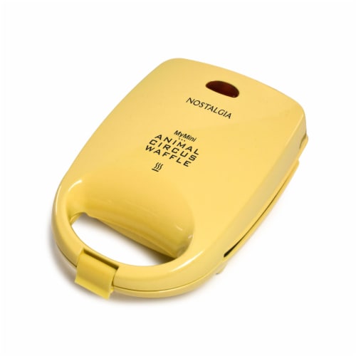 Nostalgia MyMini Animal Circus Waffle Maker Perspective: front