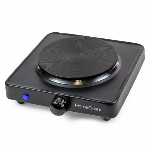 HomeCraft Single Burner Hot Plate - Black, 1 ct - Fry's Food Stores