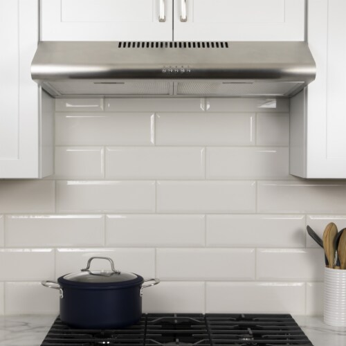 HomeCraft Stainless Steel Under the Cabinet Hood Range Exhaust Fan Perspective: front