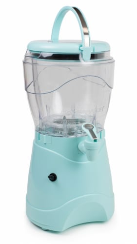 Nostalgia 1 Gallon Margarita and Slush Machine - Aqua Perspective: front