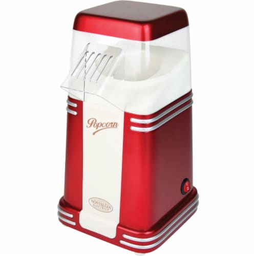 Nostalgia Electrics Retro Hot Air Popcorn Maker - Red Perspective: front