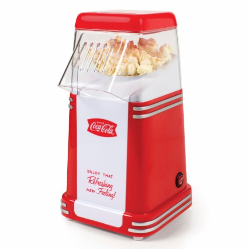 Nostalgia Coca-Cola Series Mini Hot Air Popcorn Maker Perspective: front