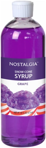 Nostalgia Grape Snow Cone Syrup Perspective: front