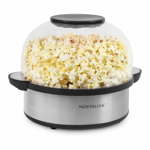 Popcorn Popper, 6 Qts Popcorn Maker with Stirring Rod, Detachable &  Nonstick Plate, Cool Touch Handles, Popcorn Machine 