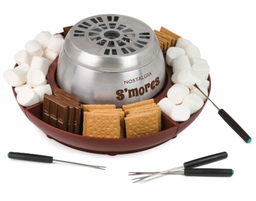Nostalgia Indoor Electric Stainless Steel S'mores Maker Perspective: front