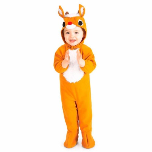 Rubies Baby Toddler Lil Reindeer Romper Costume Perspective: front
