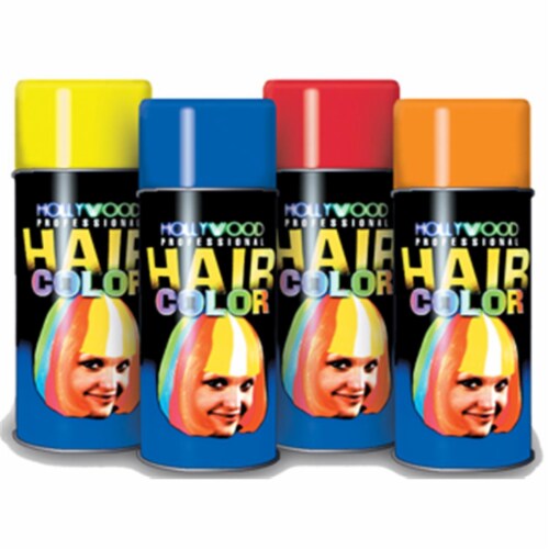 Bright Color Hair Spray - Red Perspective: front