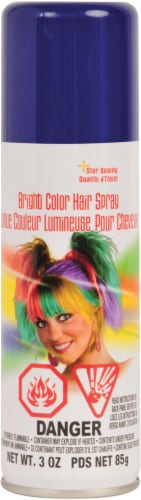 Bright Color Hair Spray - Blue Perspective: front
