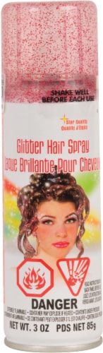 Glitter Hair Spray - Red Perspective: front