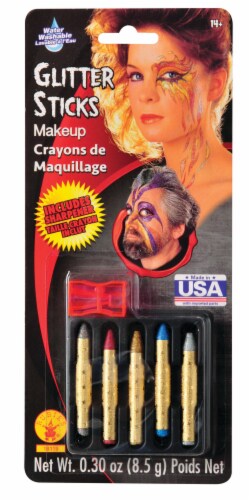 Glitter Makeup Sticks Halloween Makeup Perspective: front