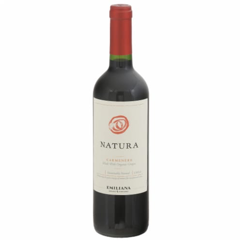 Banfi Natura Carmenere Chilean Organic Red Wine Perspective: front