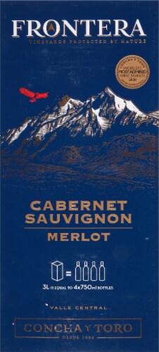 Frontera Cabernet Sauvignon Merlot Chile Red Wine Perspective: front