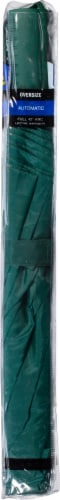 The Weather Station® Oversize Automatic Umbrella - Blue Perspective: front
