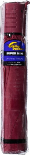 The Weather Station® Super Mini Oversize Umbrella - Royal Perspective: front