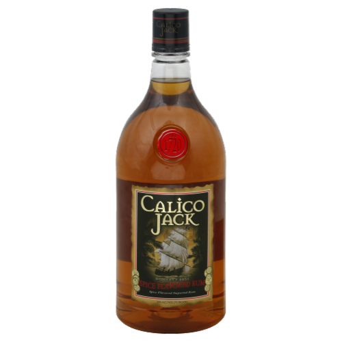 Calico Jack Spiced Jack Rum Perspective: front