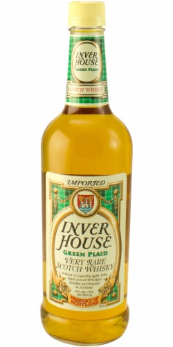 Inver House Green Plaid Very Rare Blended Scotch Whisky Perspective: front