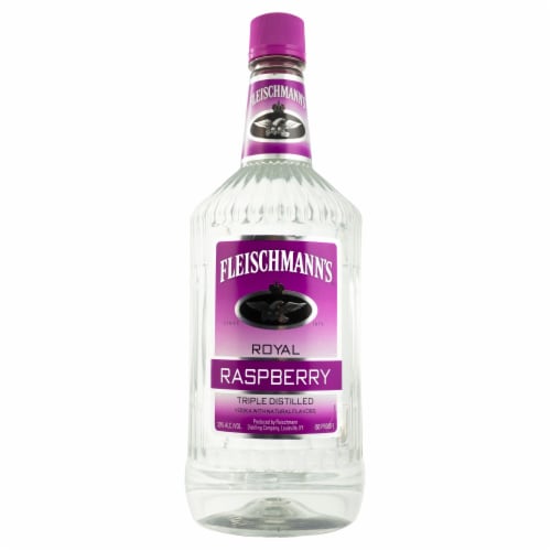 Fleischmann's Royal Raspberry Vodka Perspective: front