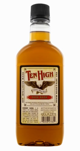 Ten High Sour Mash Kentucky Straight Bourbon Whiskey Perspective: front