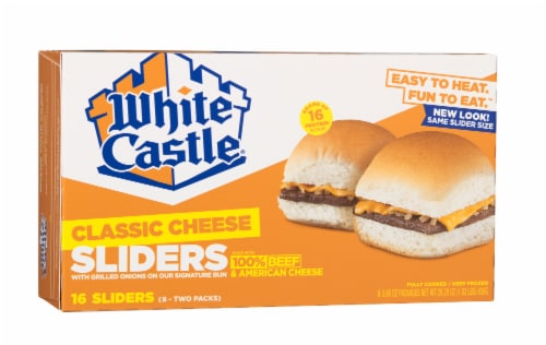 White Castle Classic Cheese Sliders Perspective: front