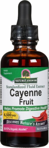 Nature's Answer® Cayenne Extract Herbal Supplement Perspective: front
