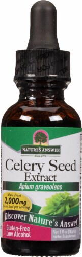 Nature's Answer® Low Alcohol Celery Seed Extract Herbal Supplement 2000mg Perspective: front