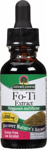 Nature's Answer® Low Alcohol Fo-Ti Extract Herbal Supplement 2000mg Perspective: front