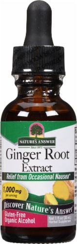 Nature's Answer® Ginger Root Extract 1000mg Perspective: front