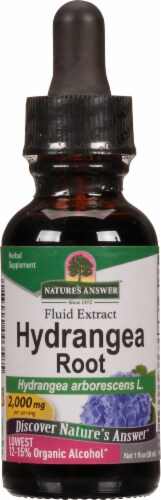 Nature's Answer Hydrangea Root Herbal Supplement 2000mg Perspective: front