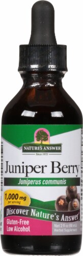 Nature's Answer Juniper Berry Herbal Supplement 1000mg Perspective: front