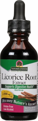 Nature's Answer Licorice Herbal Supplement 2000mg Perspective: front